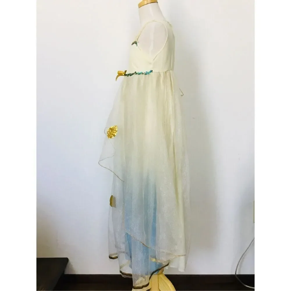 Girls M(8-10) Greek Goddess Halloween Dress-up Costume